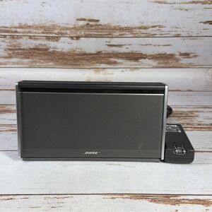 Bose SoundLink Bluetooth Mobile Speaker II Silver Black 404600 w/ Charger Used
